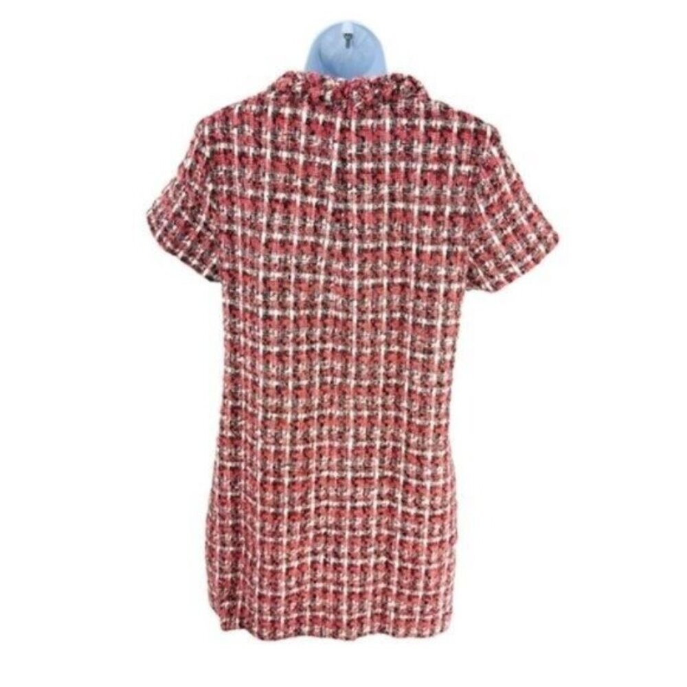 Tuckernuck NEW Magnolia Tweed Short Sleeve Crew Neck Jackie Mini Dress Size XXL - Picture 7 of 11